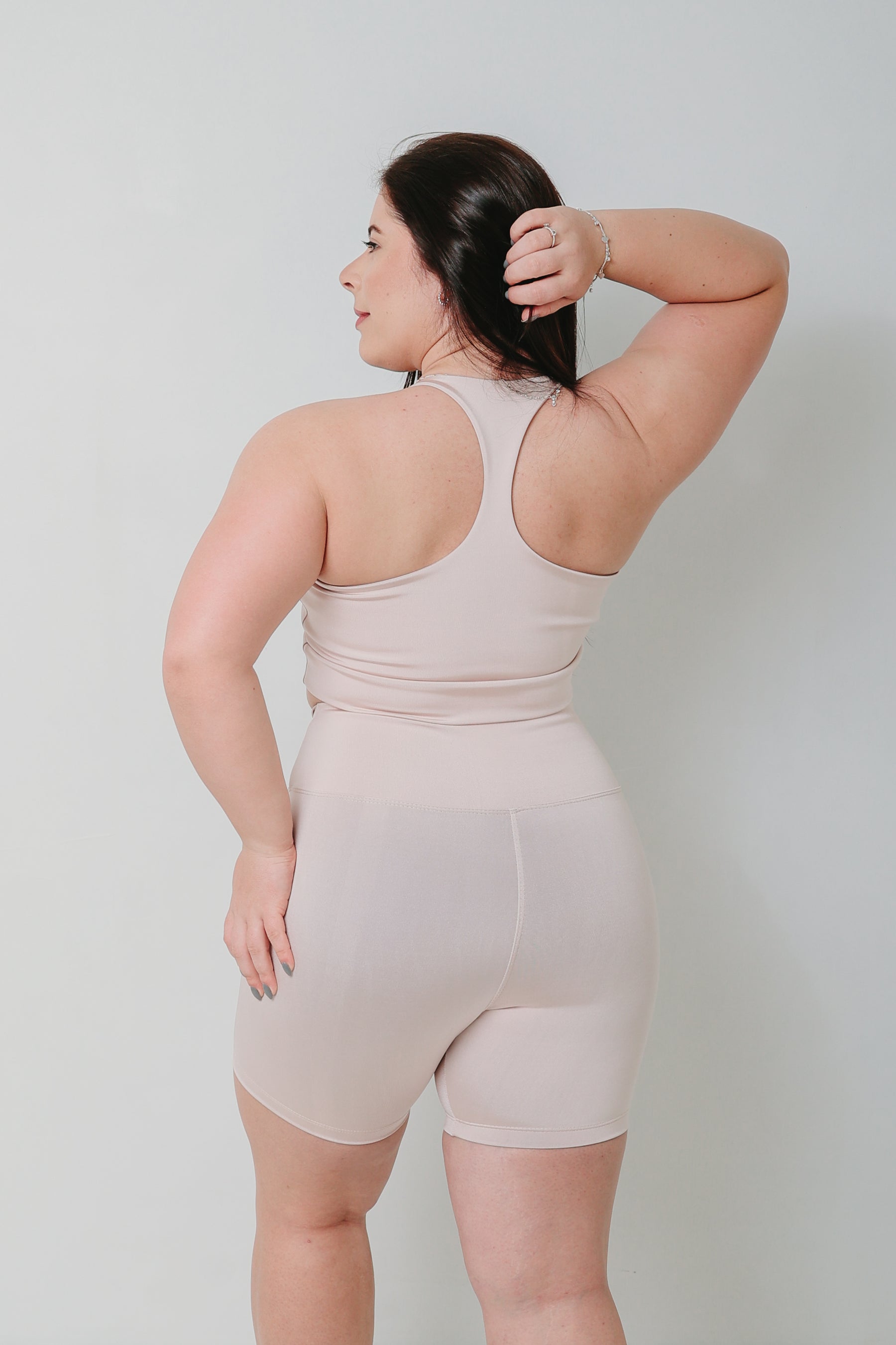 Conjunto Bella Short Cós Alto Top Nadador