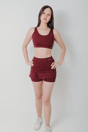 Conjunto Bella Short Saia e Top Decote V