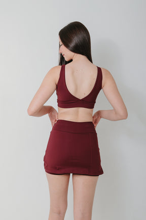 Conjunto Bella Short Saia e Top Decote V