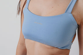 Conjunto Bella Short Cintura Cruzada e Top Regata