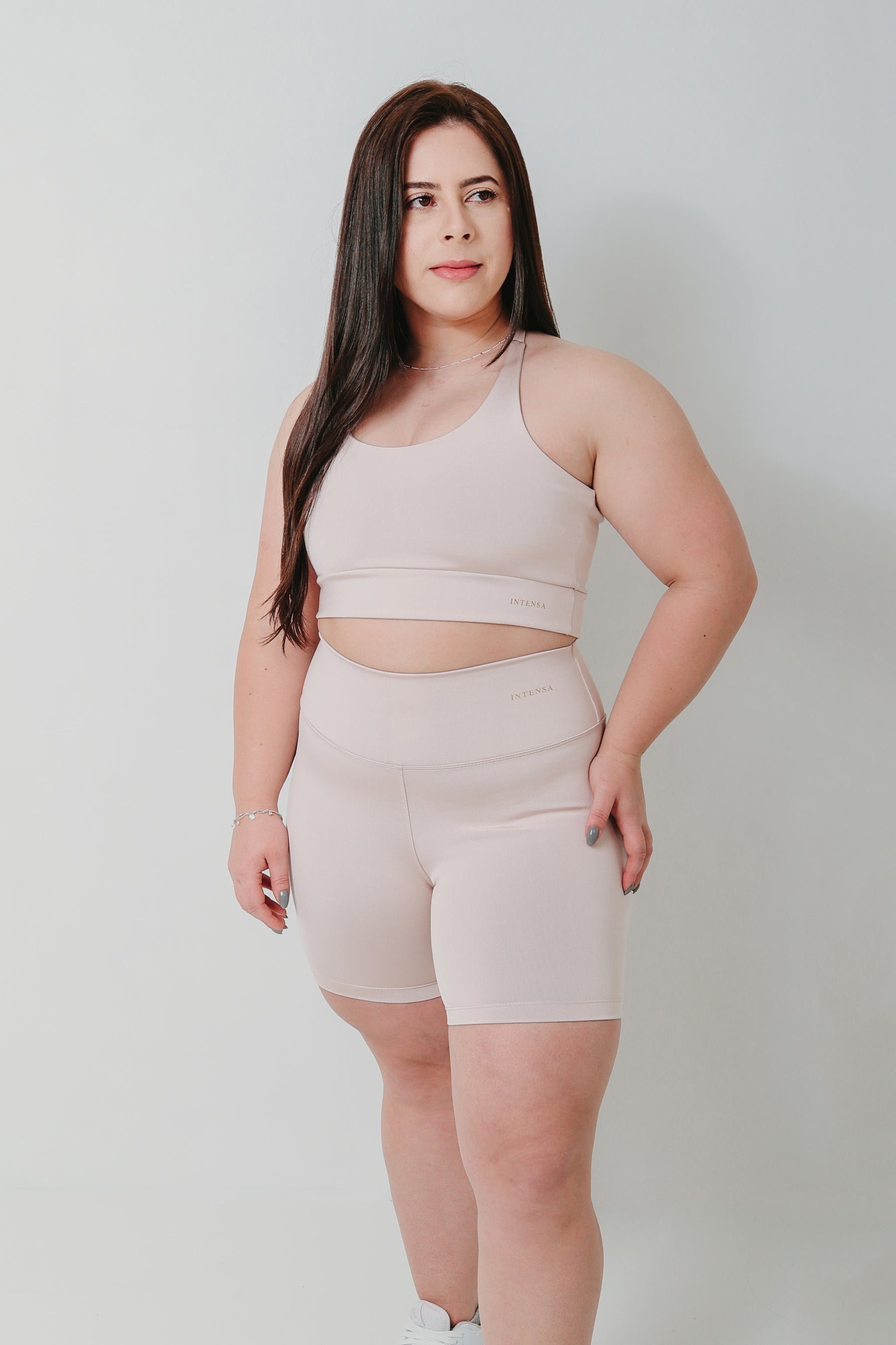 Conjunto Bella Short Cós Alto Top Nadador